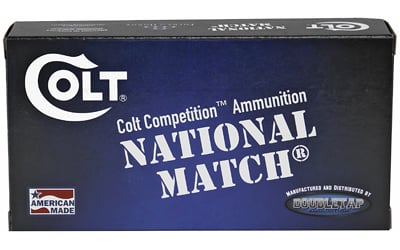 Double Tap Colt National Match Handgun Ammunition 10mm Auto 180gr FMJ 1140 fps 50/ct  | 10mm | 013964483024