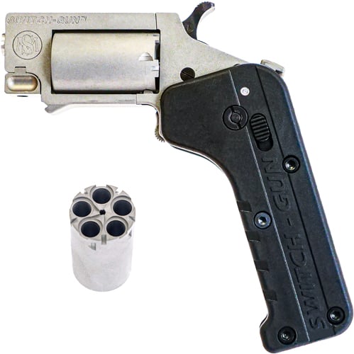 Switch-Gun 22MAG .75 Inch CNC Machined Stainless Steel, Large Polymer Grip  | .22 LR .22 WMR | 00854581007824