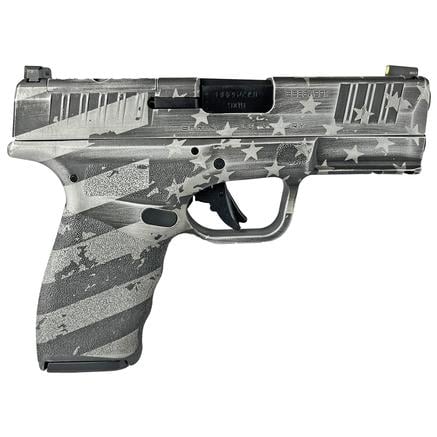 Springfield Hellcat Pro OSP Distressed Flag White Handgun 9mm Luger 15rd2 Magazines 3.7 Barrel | 688099403201
