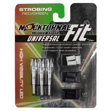 Nockturnal Universal Lighted Nocks Size Strobing Red  Green | 10818322011836