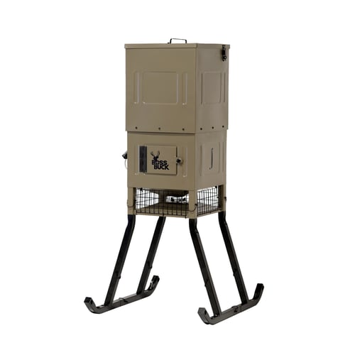 Boss Buck Fill Sled Feeder with Diverter Plate and Solar Panel 300lb Motor Freight Only | 888151054369