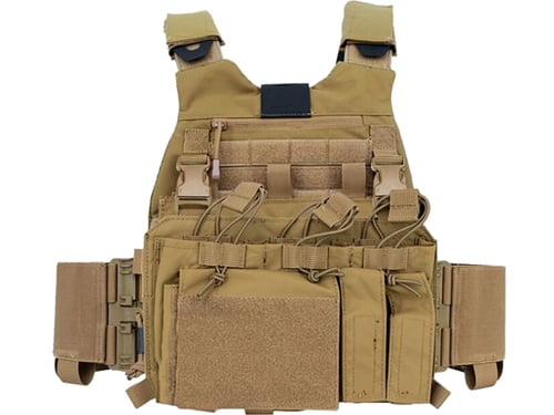 Guard Dog Trakr Plate Carrier FDE with Front Placard | 765531515002