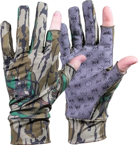 Knight  Hale Run N Gun Gloves One Size Mossy Oak Greenleaf | 049443939164