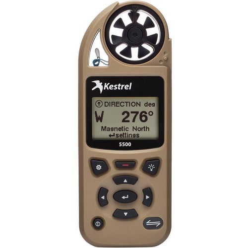 Kestrel 5500 Weather Meter with Bluetooth LiNK  Vane Mount Tripod not included - Desert Tan | 730650001972