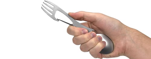 Kershaw Ration XL Eating Utensil / Multi-Tool - Stainless Steel 7-3/10 Length | 087171052465
