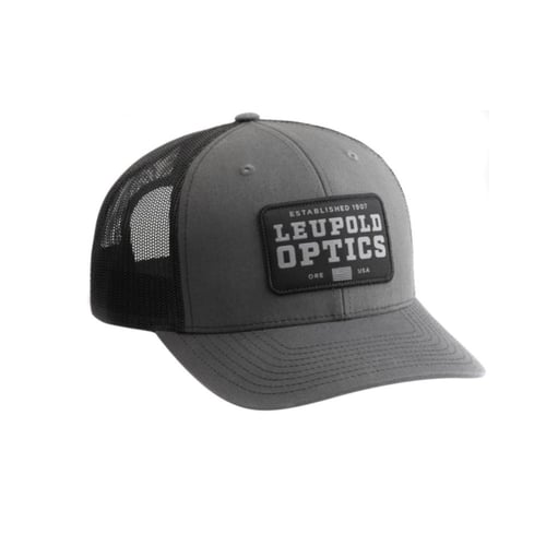 Leupold Established 1907 Trucker Hat Grey/Black | 030317026530