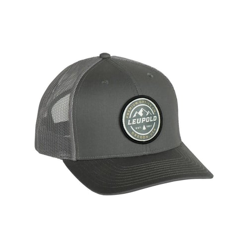 Leupold Cascade Trucker Hat Grey | 030317036454