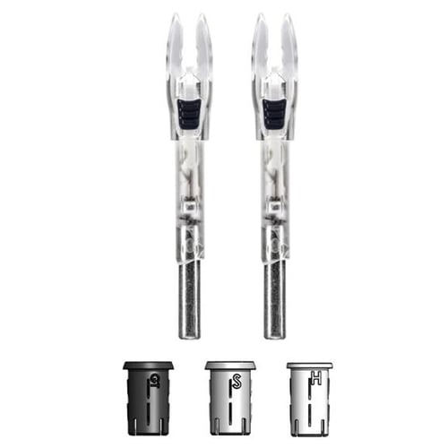 Feradyne Nockturnal Shift Nock Universal Size Red Lighted 2-Pack | 818322013703