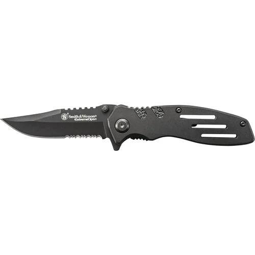 Smith  Wesson Extreme Ops Liner Lock Folding Knife 3 1/10 Blade Black | 028634705436