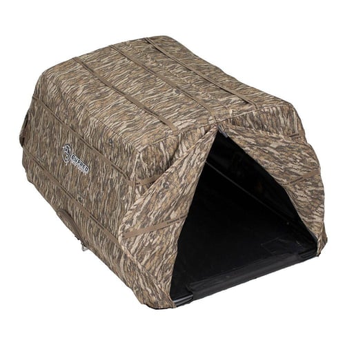 Cupped Hunting Dog Blind Mossy Oak Bottomland | 850022062285