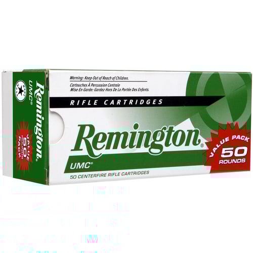 Remington UMC Rifle Ammunition .223 Rem 50 gr JHP 3425 fps 50/ct | 0 4770047040 5