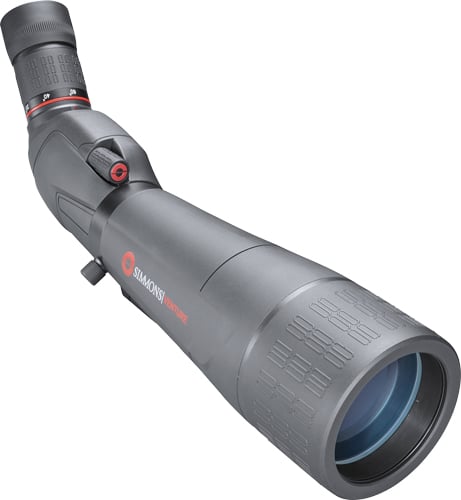 Simmons Venture Spotting Scope - 20-60x80mm Angled Black Rubber Armor | 045618000189
