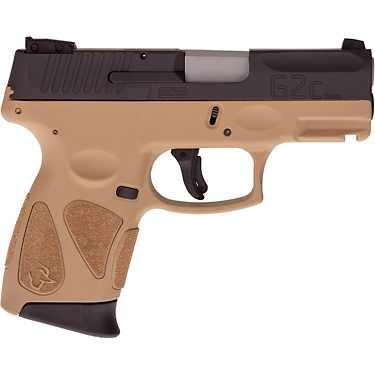Taurus G2C Handgun 9mm Luger 12rd Magazine 3.2 Barrel Black Slide/FDE Grip | 688099402211