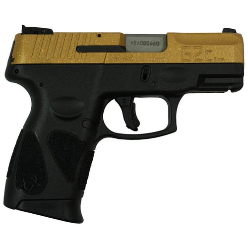 Taurus G2C Gold Glitter Handgun 9mm Luger 12rd Magazines2 3.2 Barrel | 688099404321