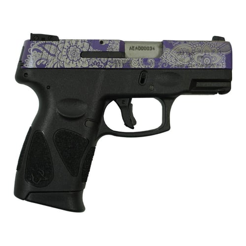 Taurus G2C Purple Paisley Handgun 9mm Luger 12rd Magazines2 3.2 Barrel | 688099404345
