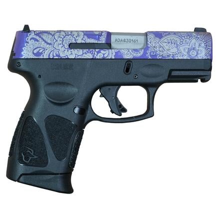 Taurus G3C Custom Purple Paisley  T.O.R.O. Handgun 9mm Luger 12/rd Magazines 3 3.2 Barrel Optic Ready | 688099404314