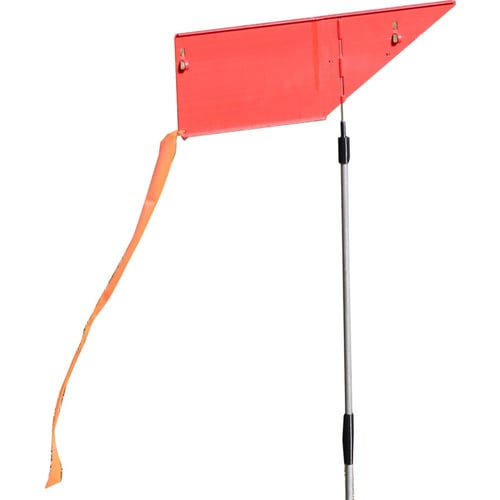 MTM Wind Reader Shooting Range Flag Red | 026057360058