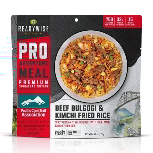 ReadyWise Outdoor Pro Meal Beef Bulgogi and Kimchi Fried Rice Single Pouch | 850045543372